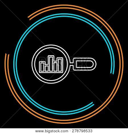 Forecasting Concept Icon. Analysis Simple Element Illustration. Forecasting Concept Symbol Design Fr