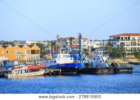 Kralendijk, Bonaire- December 18, 2015: Being South Of The Hurricane Belt And Because Of The Constan