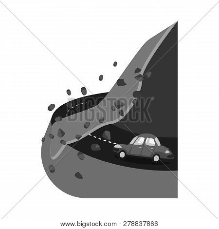 Vector Illustration Of Nature And Apocalypse  Symbol. Collection Of Nature And Environment  Stock Ve