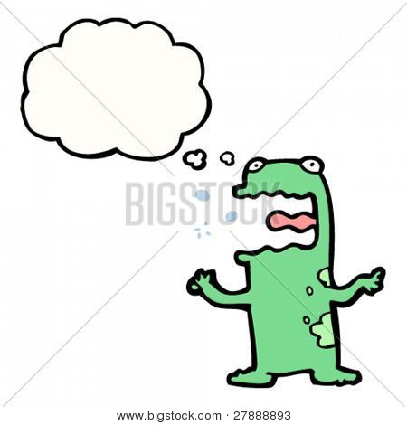 sapo de arrotos dos desenhos animados