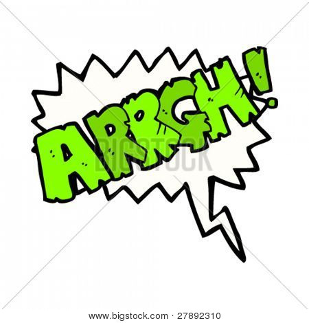 cartoon shout