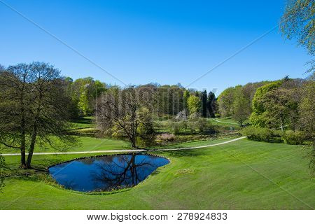 Liselund Park On Island Of Moen In Denmark