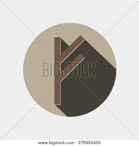 Fehu Rune Original Image Fehu. Runes. Ancient Vector & Photo (Free Trial) | Bigstock