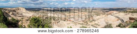 Panorama View From Scenic Highway 12 In Utah