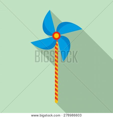 Propeller Stick Icon. Flat Illustration Of Propeller Stick Vector Icon For Web Design