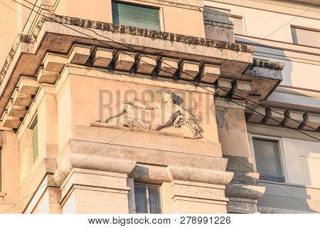 Architectural Detail Of The Luxury Hotel Milano Ambasciatori Hotels