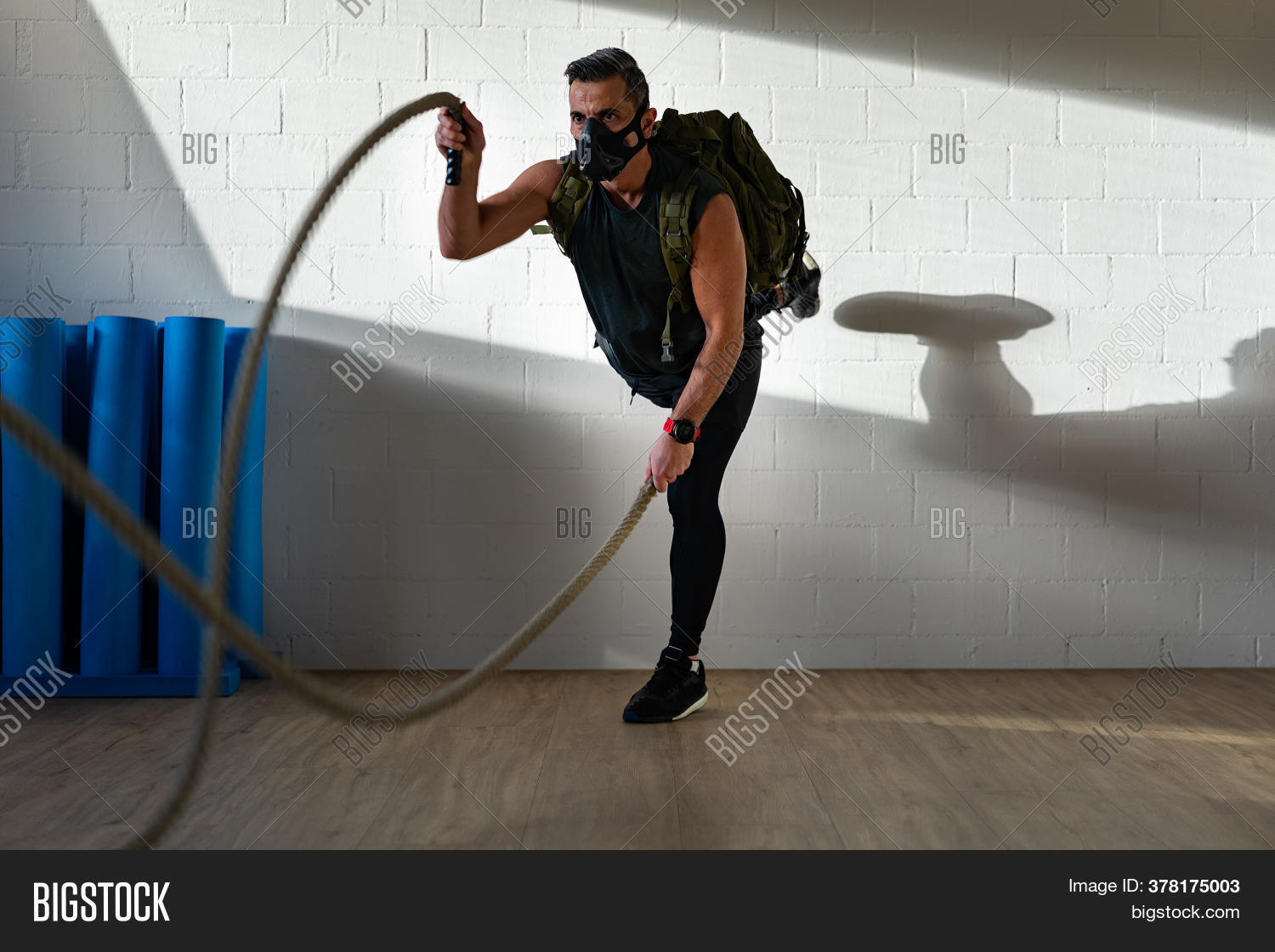 Battle Ropes Workout Image & Photo (Free Trial) | Bigstock