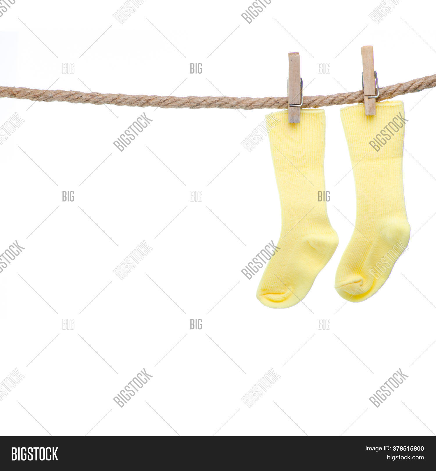 Yellow Baby Socks On Image & Photo (Free Trial) Bigstock