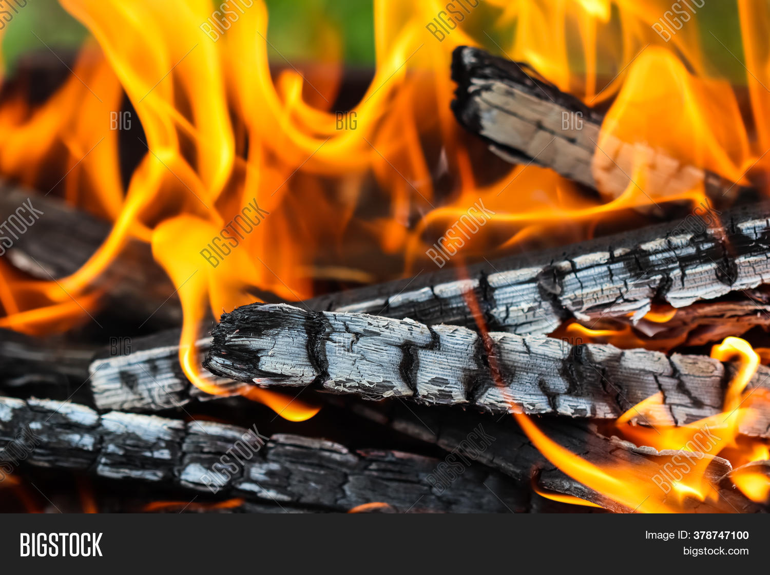 Flames Fire Hot Coals Image & Photo (Free Trial) Bigstock