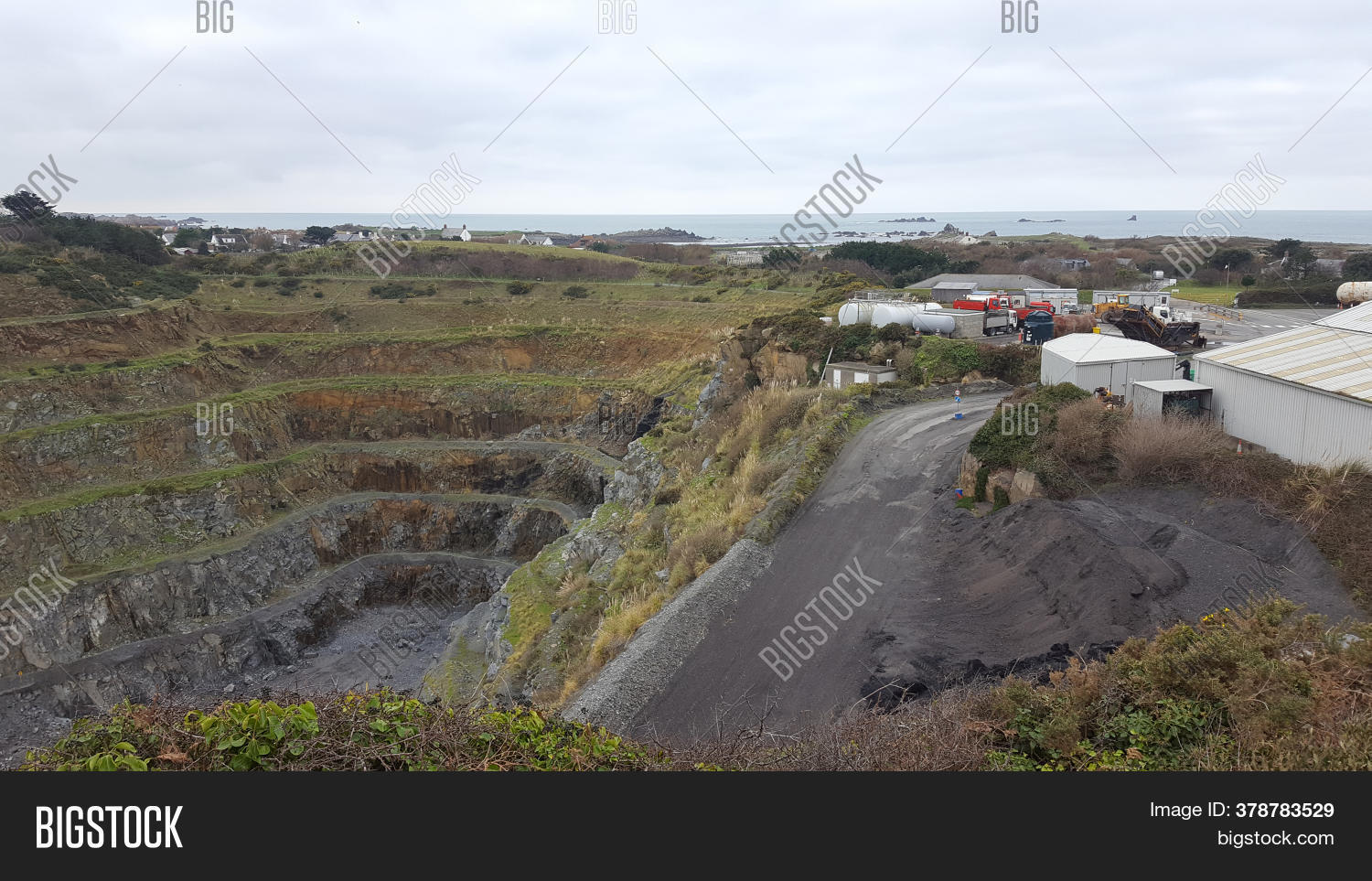 Ronez Quarry, St Image & Photo (Free Trial) Bigstock