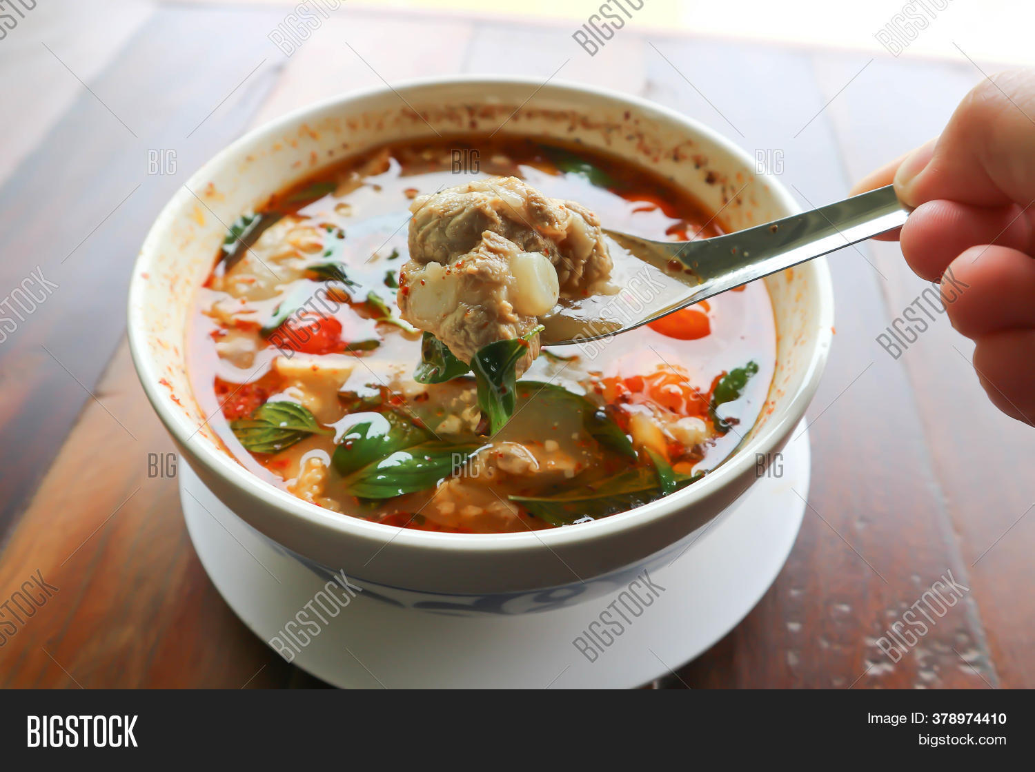 Spicy Soup Pork Soup, Image & Photo (Free Trial) | Bigstock