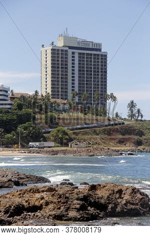 Salvador, Bahia / Brazil - March 18 2013: View Of The Pestana Bahia Hotel In The Rio Vermelho Neighb