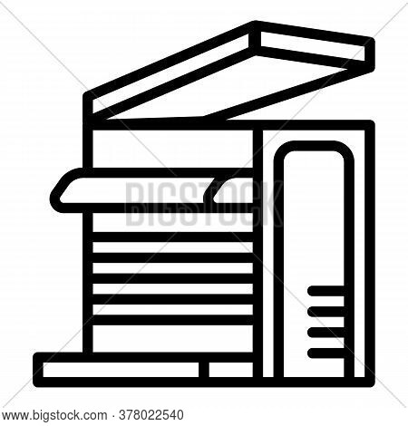 Office Xerox Icon. Outline Office Xerox Vector Icon For Web Design Isolated On White Background