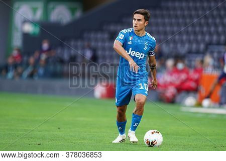 Udine (italy) - 23th July 2020 - Paulo Dybala Of Juventus Fc In Action During The Serie A Match  Bet