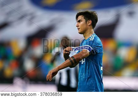 Udine (italy) - 23th July 2020 - Paulo Dybala Of Juventus Fc In Action During The Serie A Match  Bet
