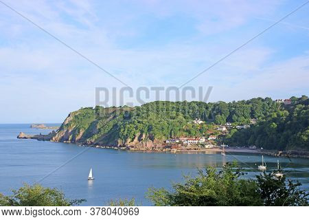 Babbacombe Bay And Village In Torquay, Devon