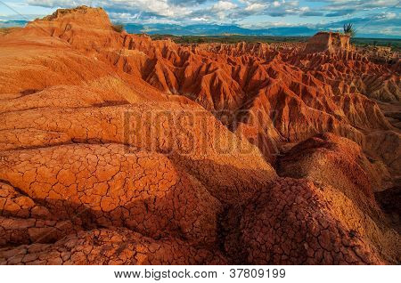Piros Rock formációkban a Tatacoa