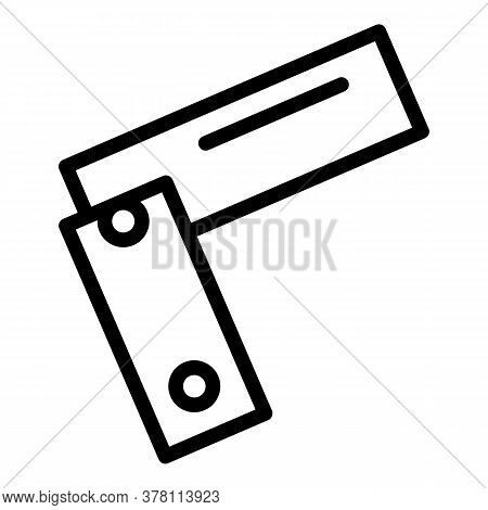 Try Square Icon. Outline Try Square Vector Icon For Web Design Isolated On White Background
