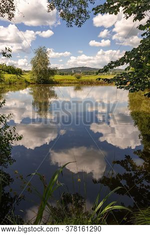 Kirchenlamitz Fichtel Mountains On A Sunny Day In Summer