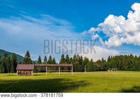 Summer Day In An Alpine Valley Of Friuli Venezia-giulia, Italy