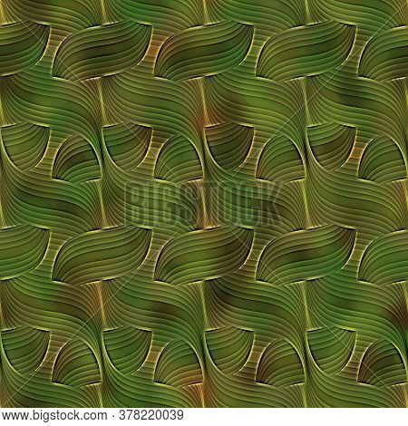 Abstract Seamless Background Of Colorful Striped Pattern. Artistic Messy Pattern Like Colorful Cutti