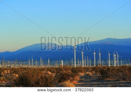 Strom aus Kalifornien wind