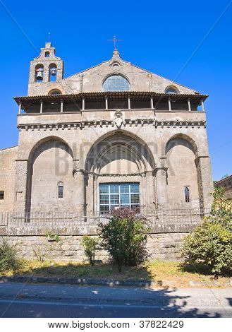 Basilica of St. Flaviano. Montefiascone. Lazio. Italien.
