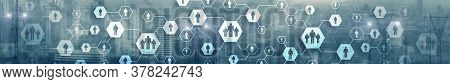 Modern Wireless Technologies. Means Of Communucation And Networking. People Icons Social Network.