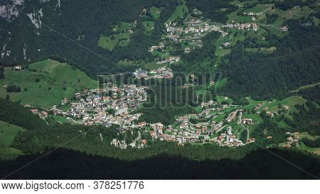 Village Of Oltre Il Colle With The Hamlet Of Zorzone In Val Serina Bergamo Italy