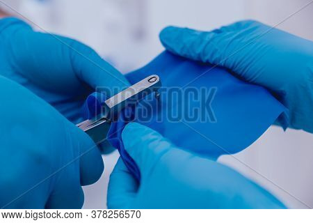 Dentistry Cofferdam Installation Procedure. Modern Dental Treatment