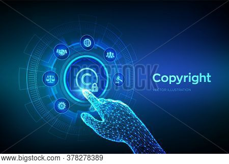 Copyright. Patents And Intellectual Property Protection Law And Rights. Protect Business Ideas And H