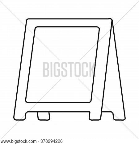 Vector Design Of Menu And Chalkboard Icon. Set Of Menu And Vintage Stock Vector Illustration.