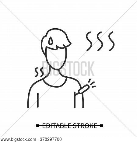 High Fever Icon. Vector & Photo (Free Trial) | Bigstock