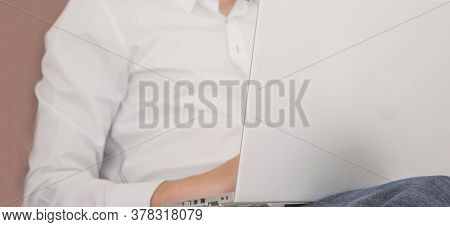 Handsome Businessman Working In His Office