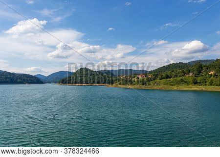 Zaovine Lake Is Located On The Southern Slopes Of The Tara Mountain. The Lake, With Its Five Bays, H