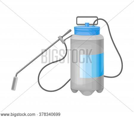 Compression Sprayer Or Pneumatic Sprayer For Disinfection Vector Illustration