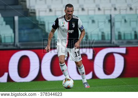 Torino (italy) 26th July 2020. Italian Serie A. Juventus Fc Vs Uc Sampdoria. Leonardo Bonucci Of Juv