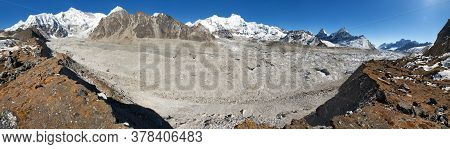 Panoramic View Of Mount Cho Oyu, One Of The Highest Mountain In The World - Sagarmatha National Park