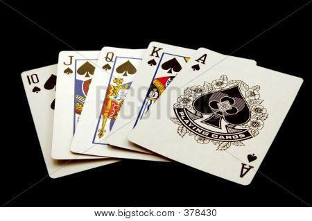 Royal Flush van dichtbij