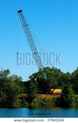 Crawler zamontované mřížoví Boomcrane