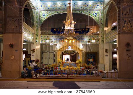 Paonta Sahib Gurudwara Service interiør