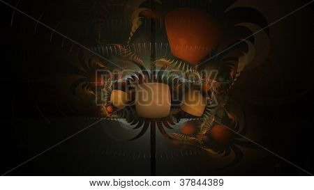 Tribal zure 3D Abstract