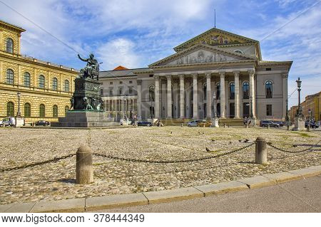 Max Joseph Square In Munich, Germany