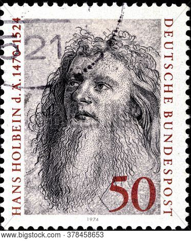02 09 2020 Divnoe Stavropol Territory Russia The Postage Stamp Germany 1974 The 450th Anniversary Of