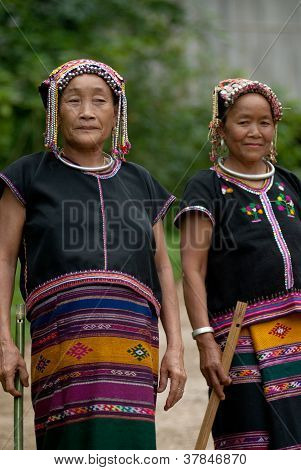 Old Woman Khmu Hilltribe .