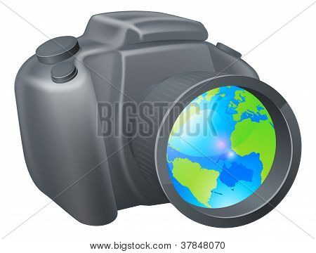 Camera Globe Concept