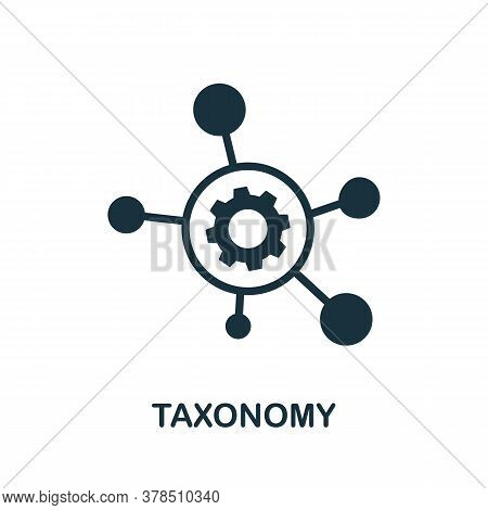 Taxonomy Icon. Simple Element From Community Management Collection. Filled Taxonomy Icon For Templat