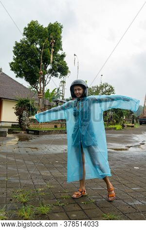 Jatiluwih, Bali Indonesia - April 22, 2013: View Of Tourist Visiting Jatiluwih Mountain Region Of Ba