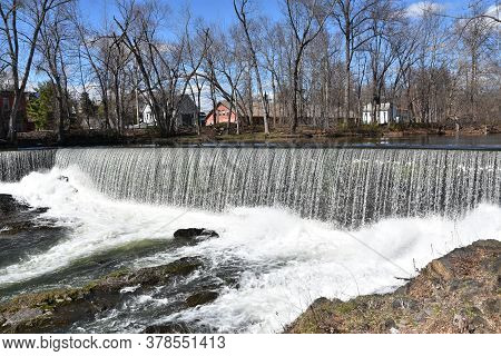 Fishkill Overlook Falls In Beacon, New York