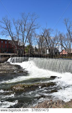 Fishkill Overlook Falls In Beacon, New York